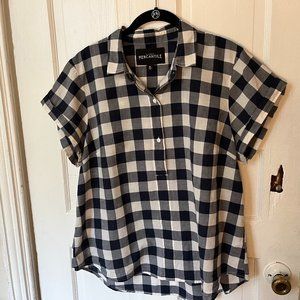 J.Crew Short Sleeve Plaid Button-Up Shirt